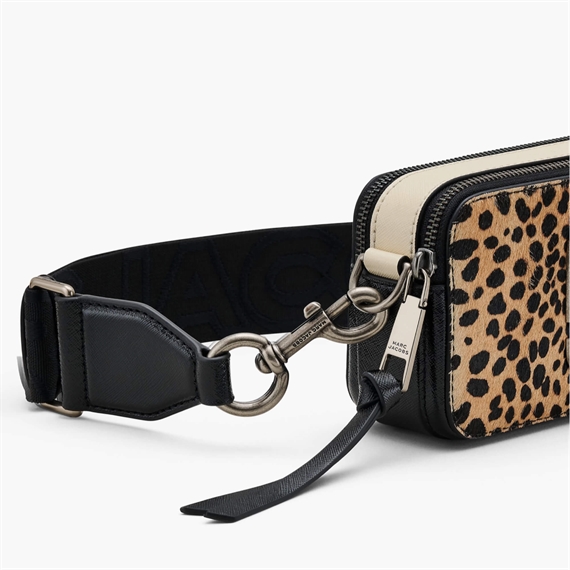 Marc Jacobs The Cheetah Haircalf Snapshot, Black Multi